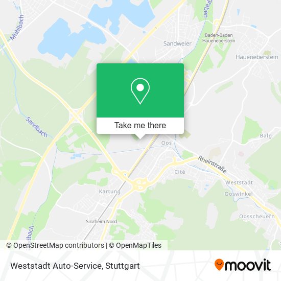 Карта Weststadt Auto-Service