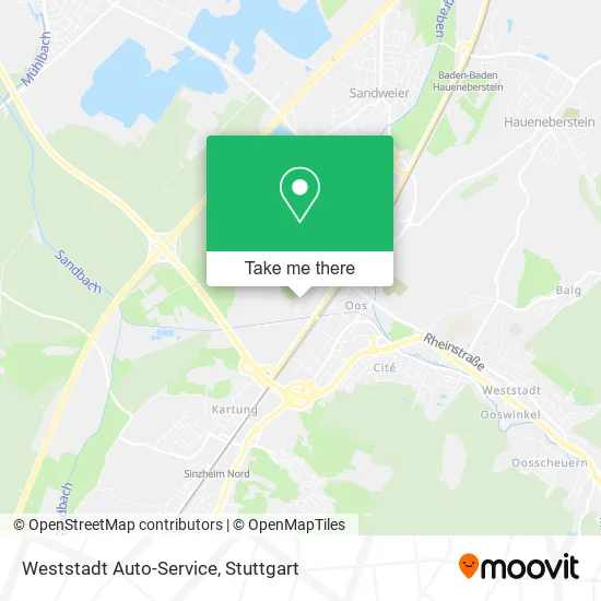 Карта Weststadt Auto-Service