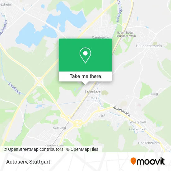 Карта Autoserv