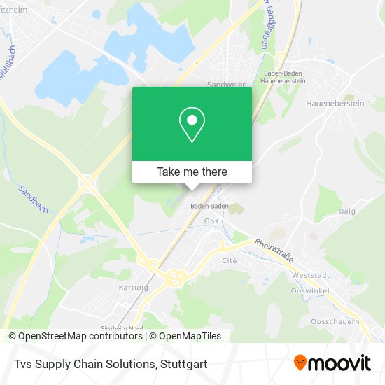 Tvs Supply Chain Solutions map