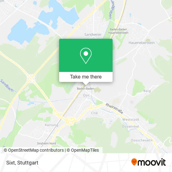 Карта Sixt