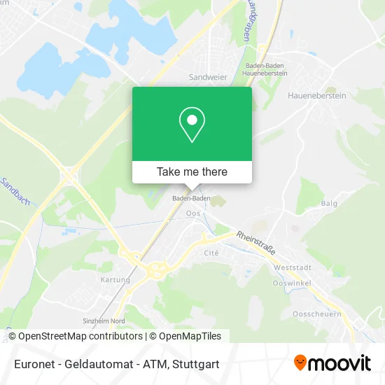 Карта Euronet - Geldautomat - ATM