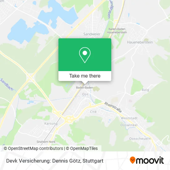 Карта Devk Versicherung: Dennis Götz