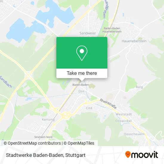 Карта Stadtwerke Baden-Baden