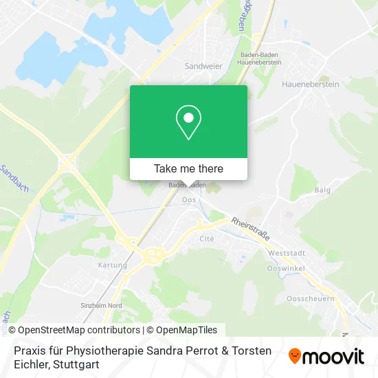 Карта Praxis für Physiotherapie Sandra Perrot & Torsten Eichler