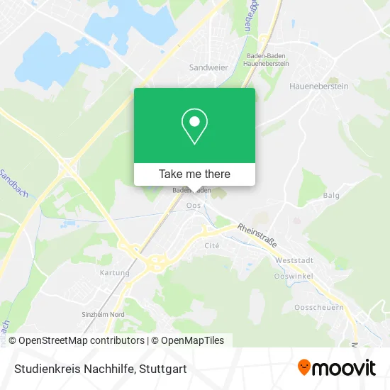 Карта Studienkreis Nachhilfe