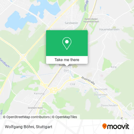 Карта Wolfgang Böhni