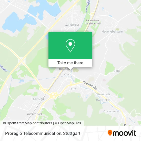 Карта Proregio Telecommunication