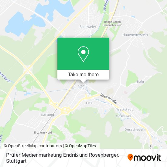 Карта Prüfer Medienmarketing Endriß und Rosenberger