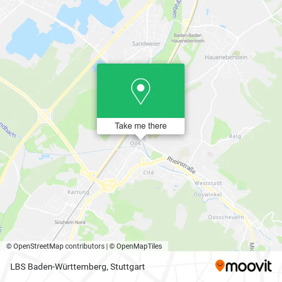 Карта LBS Baden-Württemberg