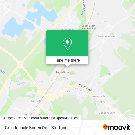 Карта Grundschule Baden Oos