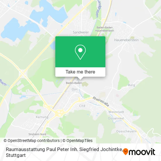 Карта Raumausstattung Paul Peter Inh. Siegfried Jochintke