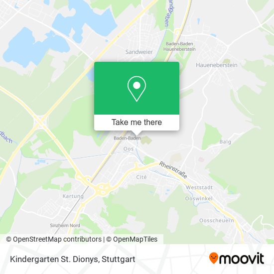 Kindergarten St. Dionys map