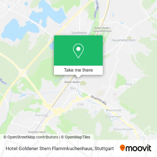 Hotel Goldener Stern Flammkuchenhaus map