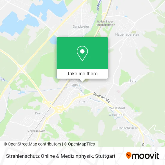 Карта Strahlenschutz Online & Medizinphysik