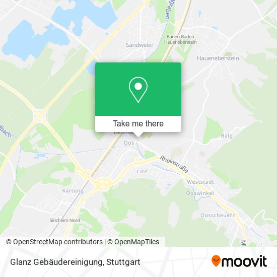 Glanz Gebäudereinigung map