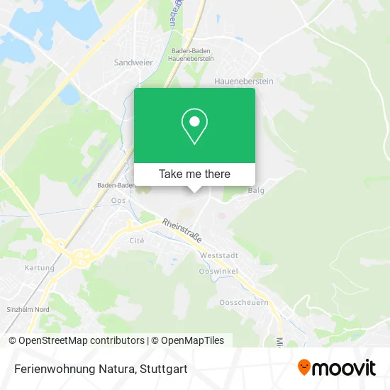 Карта Ferienwohnung Natura