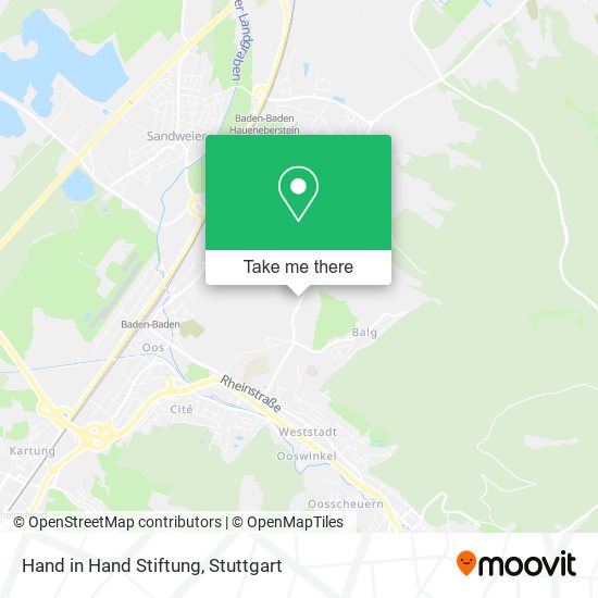 Hand in Hand Stiftung map