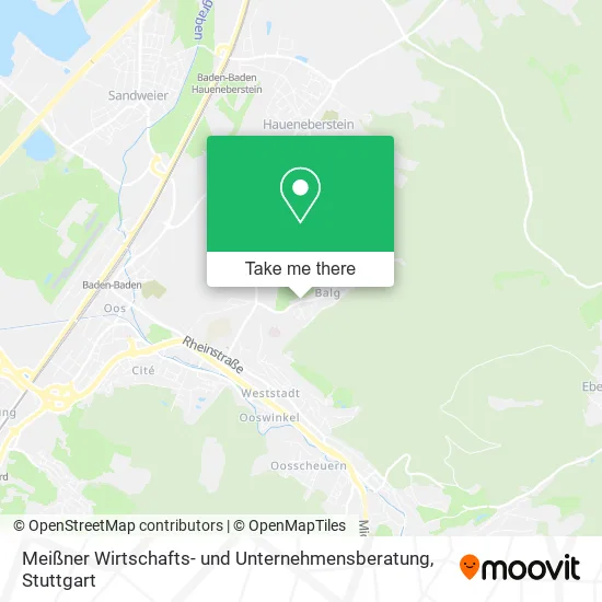 Карта Meißner Wirtschafts- und Unternehmensberatung