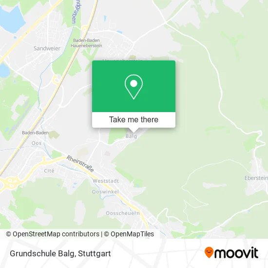 Карта Grundschule Balg