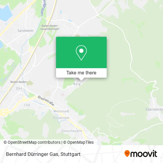 Карта Bernhard Dürringer Gas