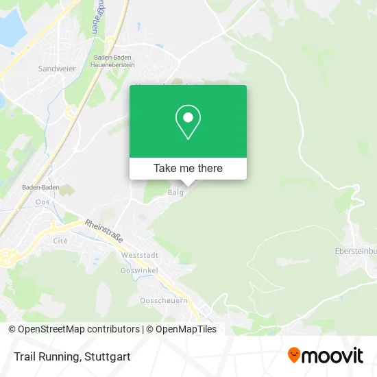 Карта Trail Running