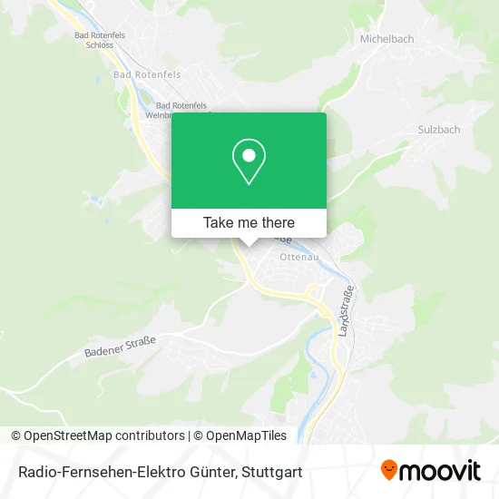 Карта Radio-Fernsehen-Elektro Günter