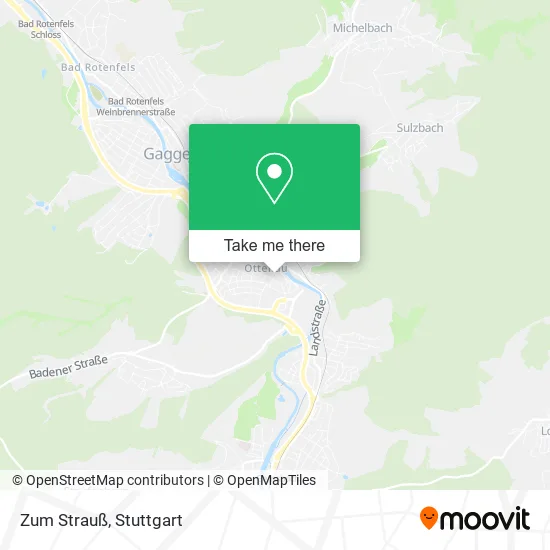 Карта Zum Strauß