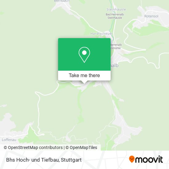 Bhs Hoch- und Tiefbau map