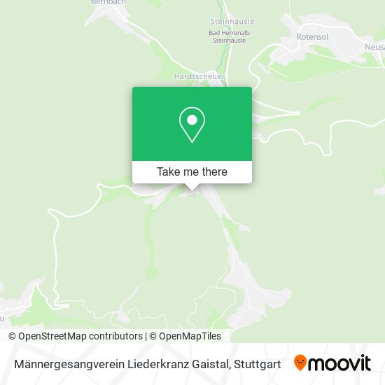Männergesangverein Liederkranz Gaistal map