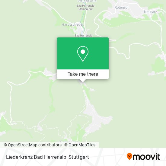 Liederkranz Bad Herrenalb map