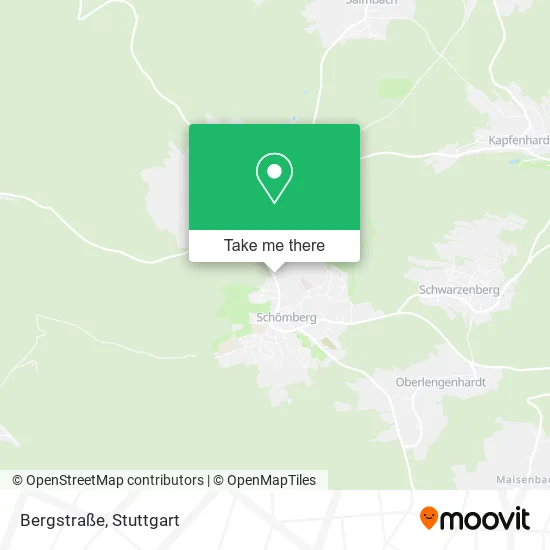 Карта Bergstraße