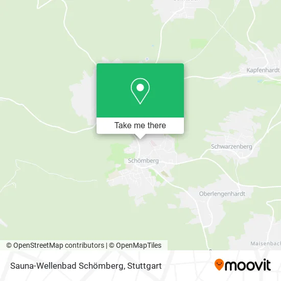 Карта Sauna-Wellenbad Schömberg
