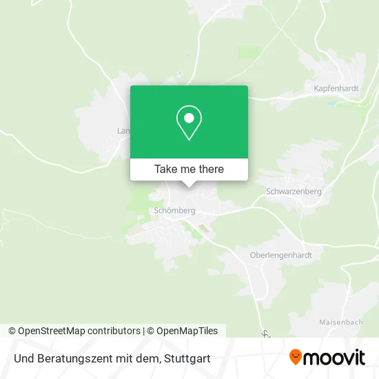 Карта Und Beratungszent mit dem