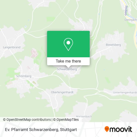 Ev. Pfarramt Schwarzenberg map