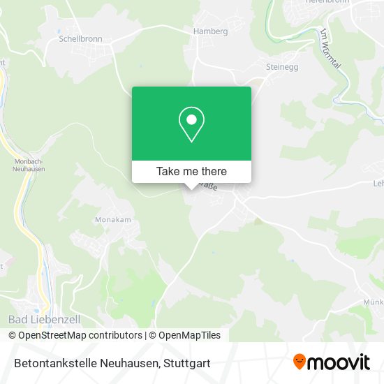 Betontankstelle Neuhausen map