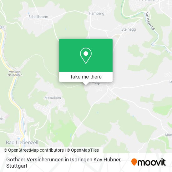 Gothaer Versicherungen in Ispringen Kay Hübner map