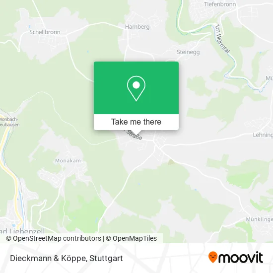 Карта Dieckmann & Köppe