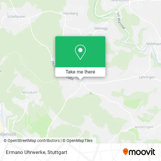 Карта Ermano Uhrwerke