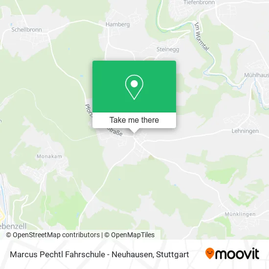 Карта Marcus Pechtl Fahrschule - Neuhausen