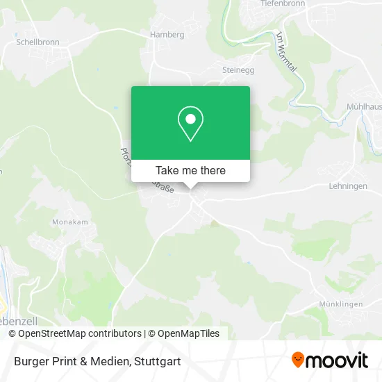 Карта Burger Print & Medien