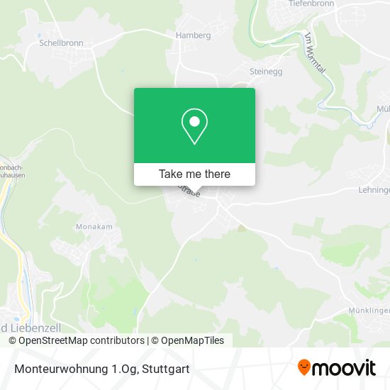 Monteurwohnung 1.Og map