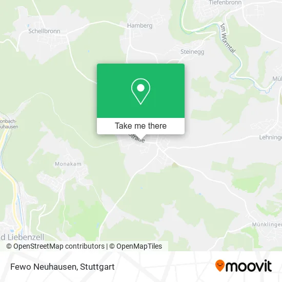 Карта Fewo Neuhausen