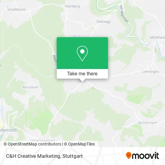 Карта C&H Creative Marketing