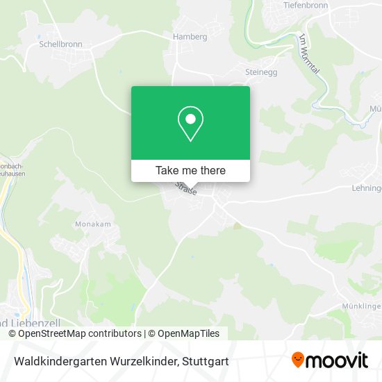 Карта Waldkindergarten Wurzelkinder