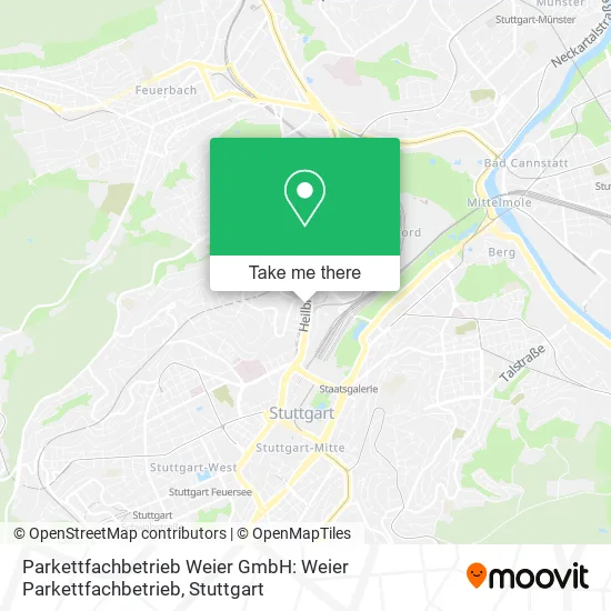 Карта Parkettfachbetrieb Weier GmbH: Weier Parkettfachbetrieb