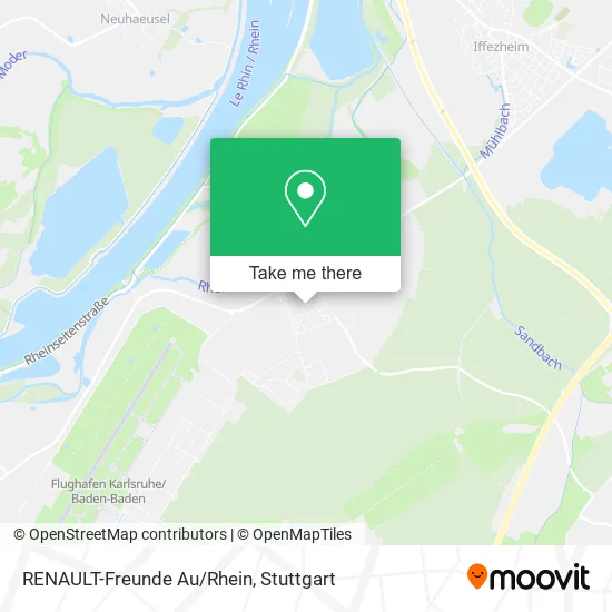 Карта RENAULT-Freunde Au/Rhein