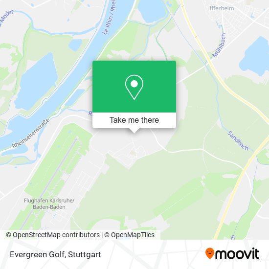 Evergreen Golf map