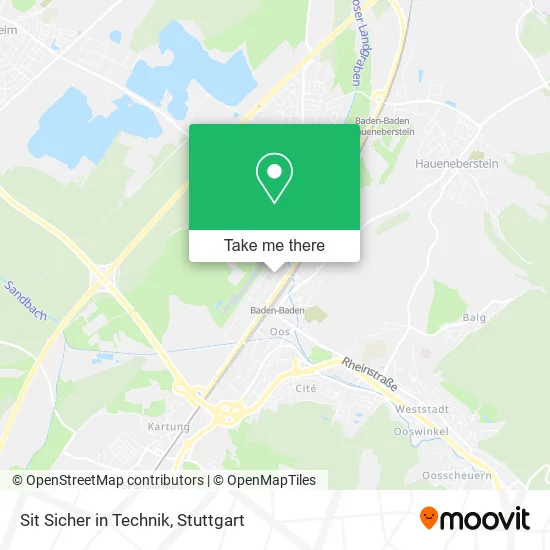 Карта Sit Sicher in Technik