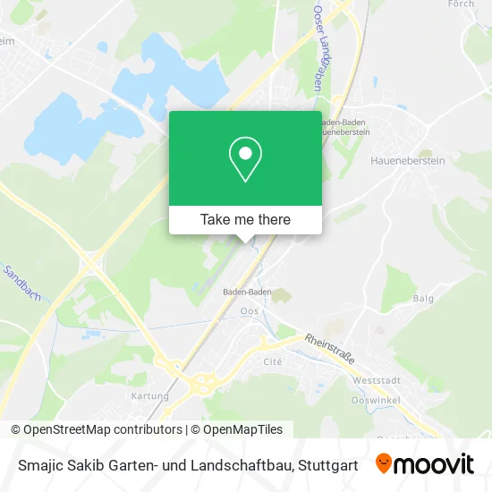 Карта Smajic Sakib Garten- und Landschaftbau